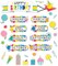Carson Dellosa Happy Place 73 pc Bundle of Birthday Decorations, Monthly Calendar Headers, Confetti, Cupcakes, Presents, and Balloon Cutouts for Party, Classroom, Bulletin Board, and Wall Decor